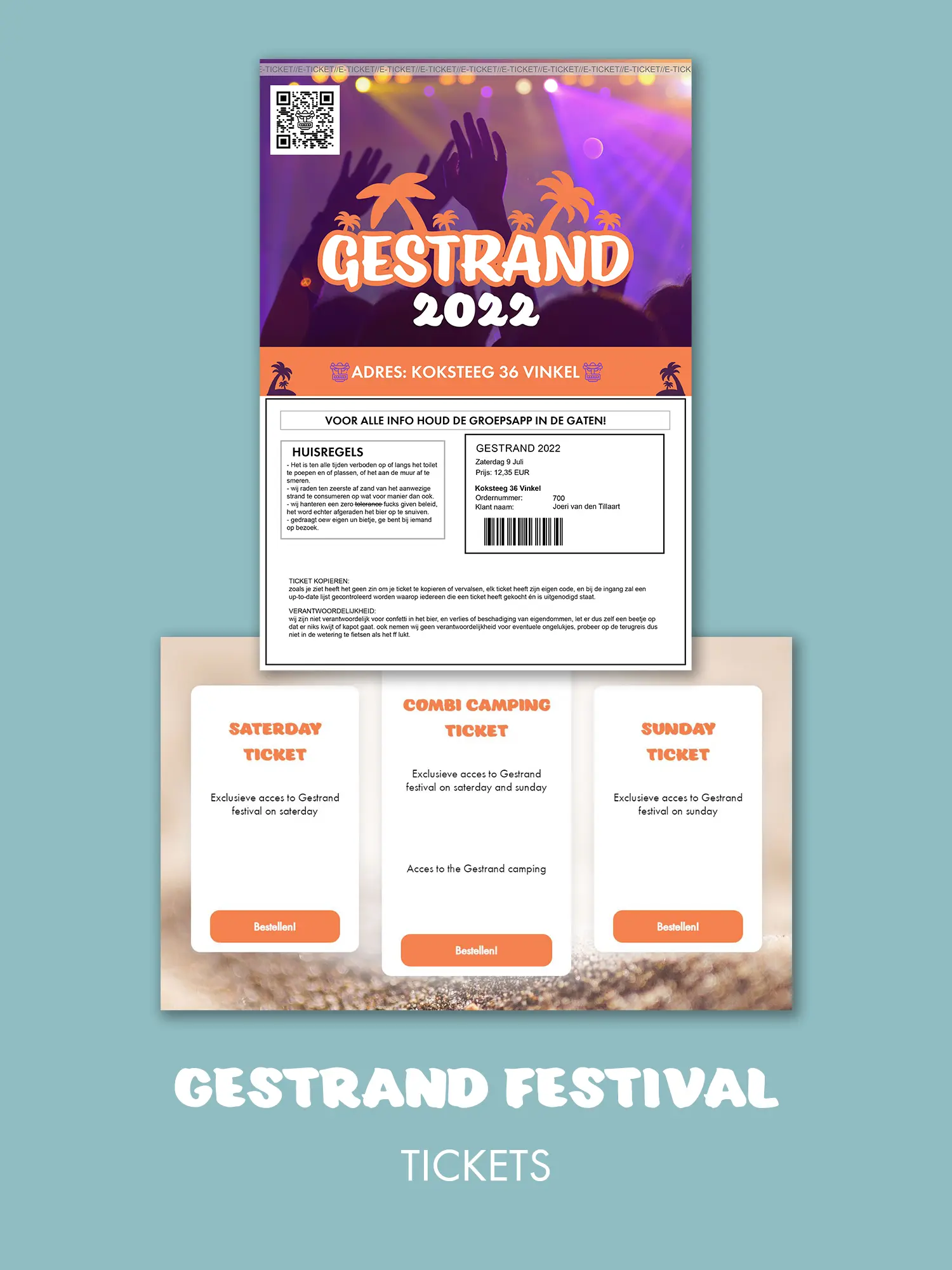 Gestrand Tickets